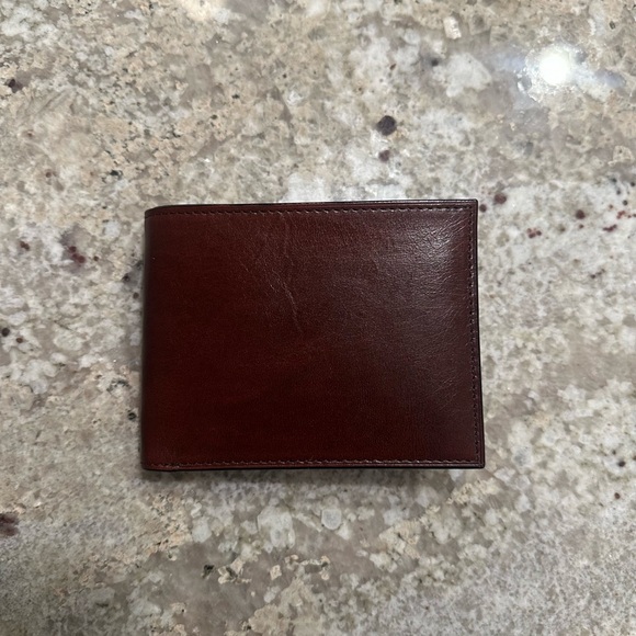 Bosca Dark Brown Leather Executive ID Wallet - Picture 4 of 4